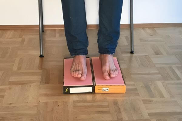 Füße ausrichten