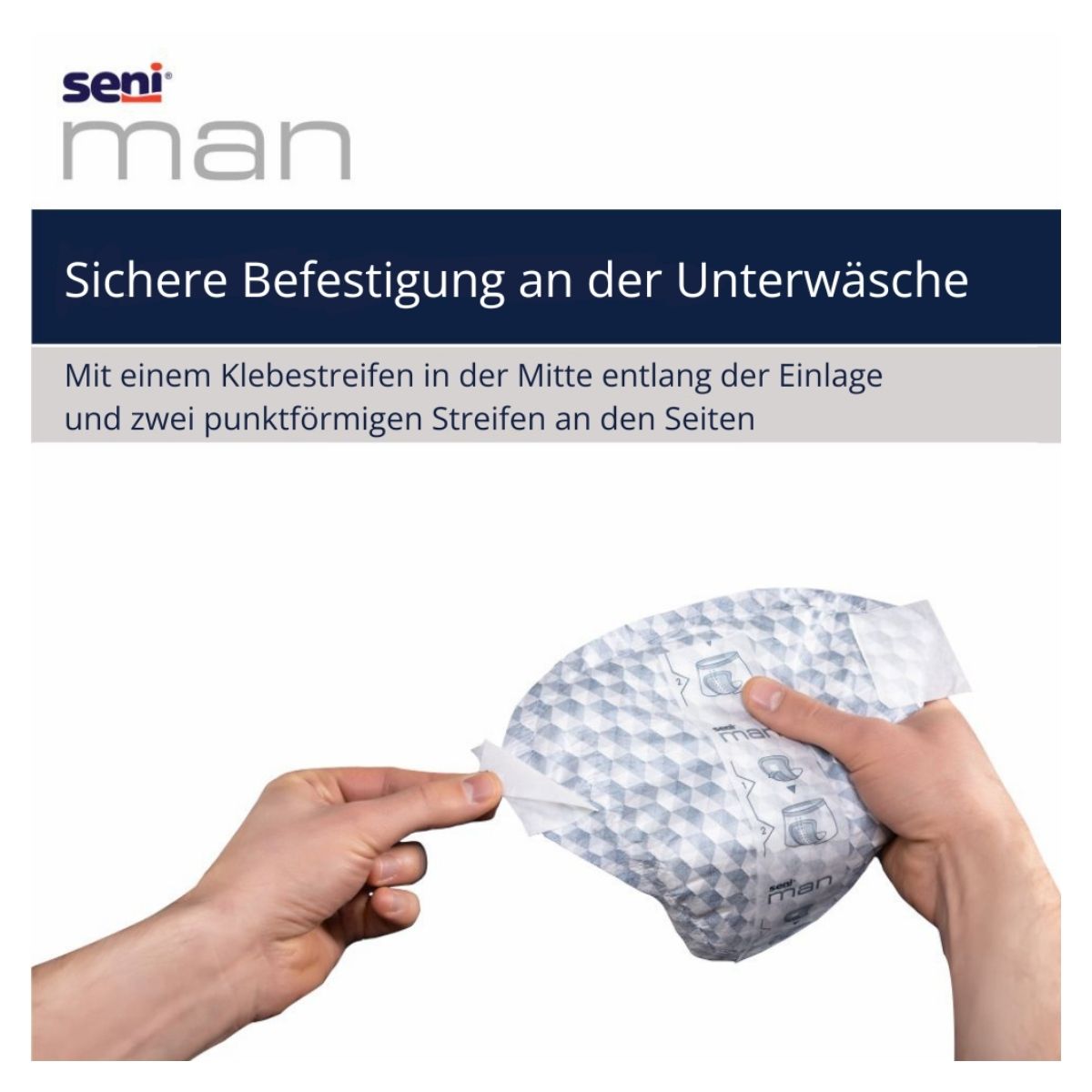 Inkontinenzeinlagen-Befestigung